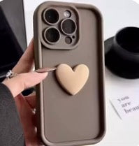 New design 3D love heart iPhone case