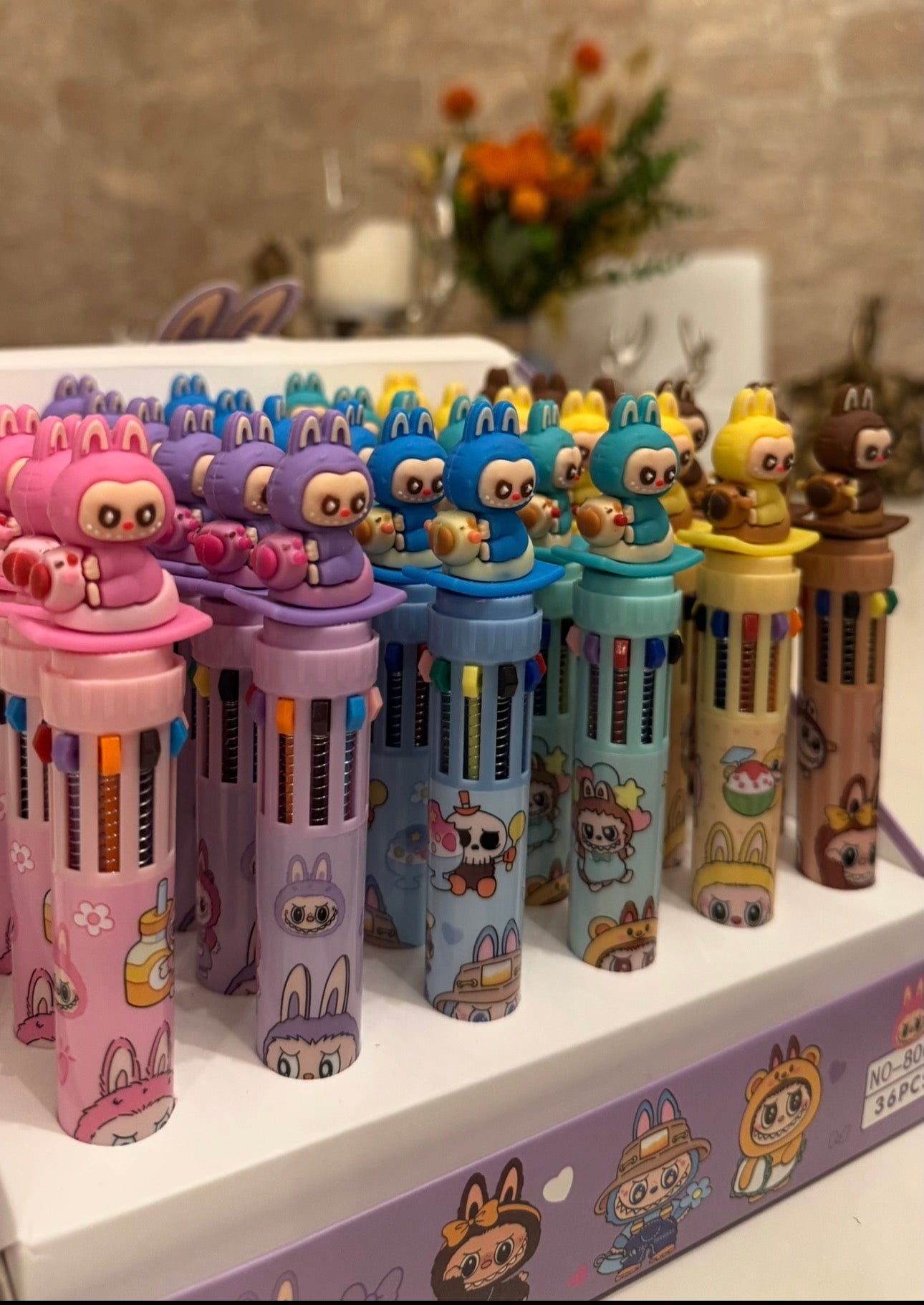 Labubu multi colour pen