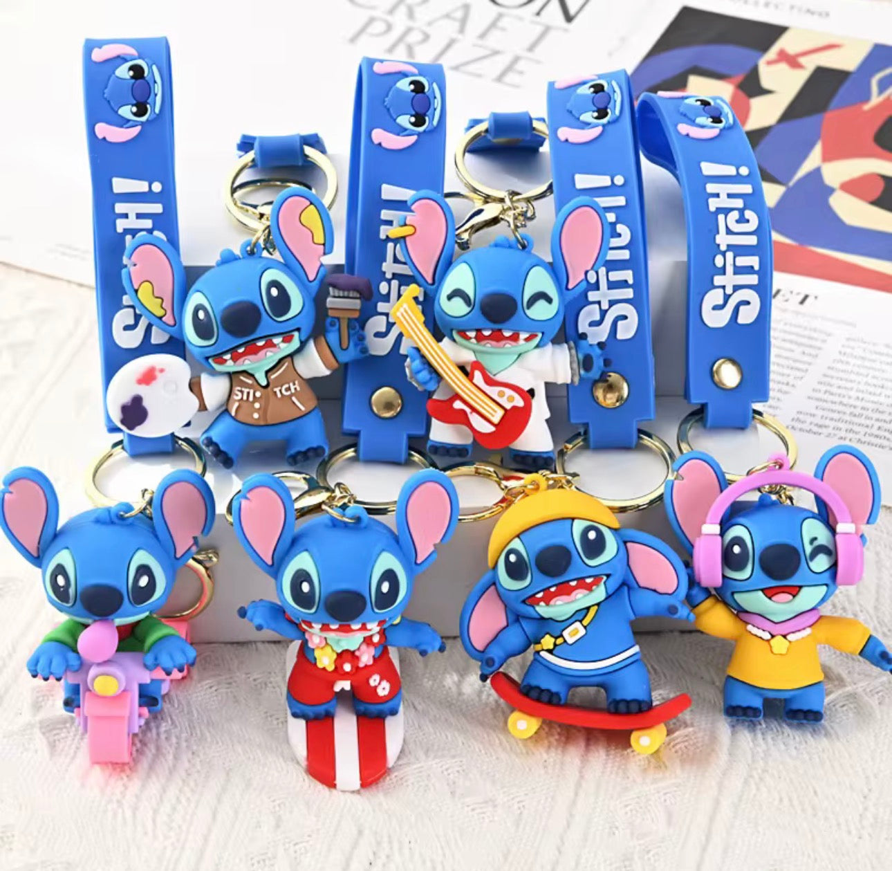 Stitch 3D keychain